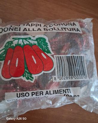 tappi per conserve alimentari