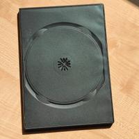 Cover dvd slim doppie colore nero - 40 pz