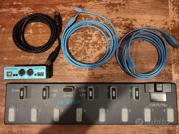Keith McMillen 12‑Step pedaliera MIDI + Expander