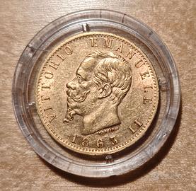 Marengo ORO L.20 del 1863