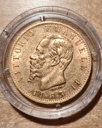 Marengo ORO L.20 del 1863