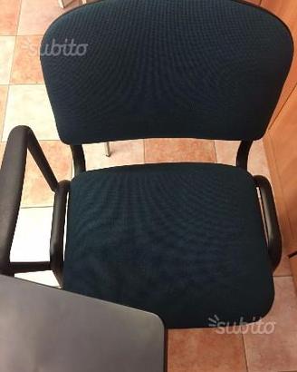 Sedia riunioni in tessuto ignifugo
