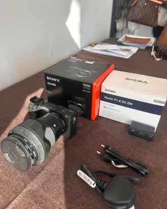 Sony a6400 + sigma 16mm f1.4