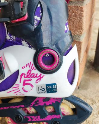 pattini in linea bambina