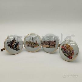 APPENDINI IN CERAMICA 4 PZ SITI INGLESI
