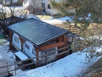 Caravan con preingresso in campeggio stanziale