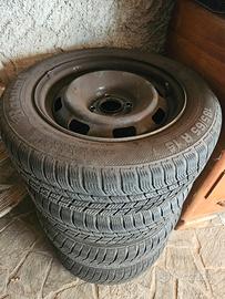 4 Ruote complete Citroën C3 - Gomme Invernali + C