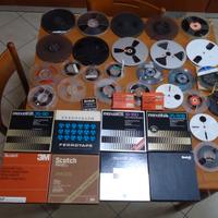 Lotto di 38 bobine per registratori