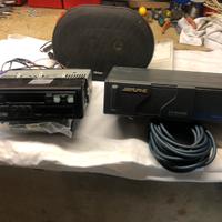 Autoradio alpine con cd box