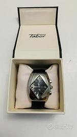 Orologio tabor cinturino in pelle nera come nuovo