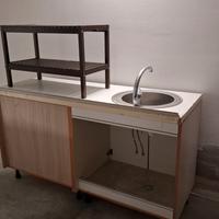 base cucina con lavandino