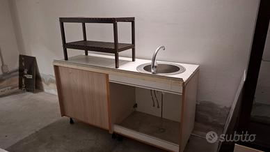 base cucina con lavandino