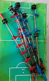 8 aste calciobalilla usate