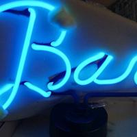 Led Insegna al neon BAR 3D - vintage PUSHER NEON L