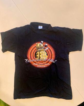 Maglietta T-Shirt Dalek nera, taglia S bambino