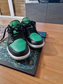 Air Jordan One Low - Verdi e Nere - Taglia 41,5