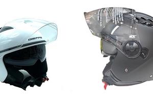CASCO JET DIEFFE DF62 DOPPIA VISIERA disponibile i
