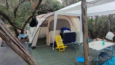 Tenda da  campeggio 4 Posti più molti Accessori