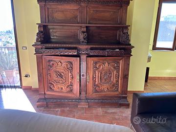 Credenza stile bretone in rovere