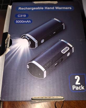 Coppia Powerbank, Scaldamani e torcia 