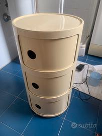 2 Comodini KARTELL panna/beige vintage