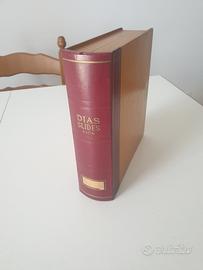 contenitore in legno per diapositive