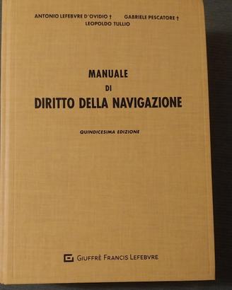 manuale di diritto della navigazione 