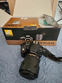 Nikon D 3300 con obbiettivo 18-105 vr