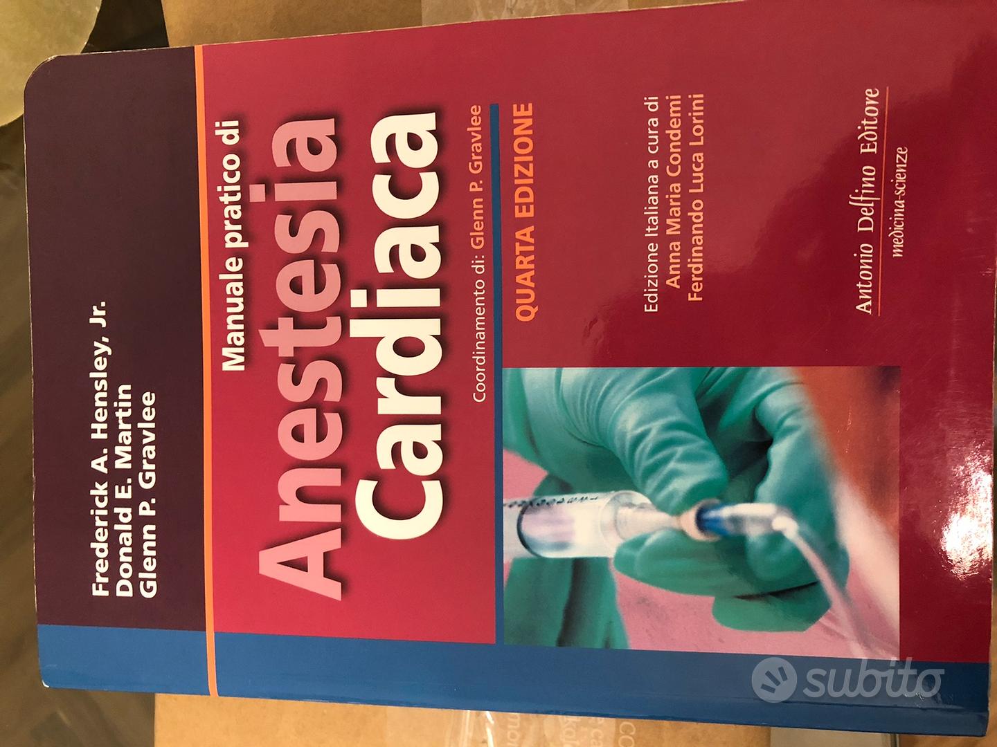 Libro Anestesia Cardiaca Frederick Hensley Libri E Riviste In 