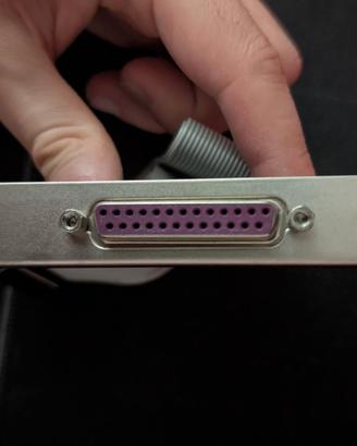 Staffa Porta Parallela LPT DB25 con cavo