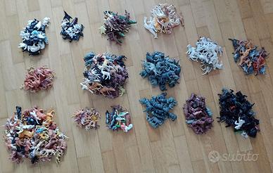 grosso lotto di animali di plastica anni '70 (zoo)