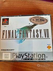 Final Fantasy VII platinum per ps1