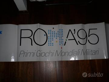 Adesivo originale per auto Roma 1995