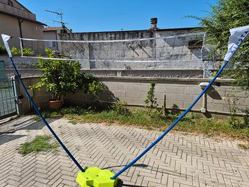 Rete da badminton portatile