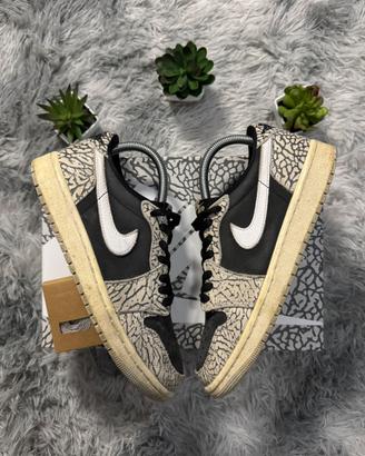 Jordan 1 Low Retro OG Black Cement - Taglia 39