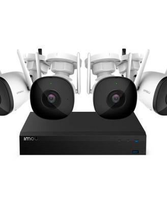 Kit Videosorveglianza IMOU WiFi 4 Telecamere Bulle