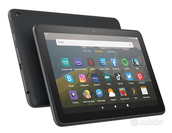 Amazon Tablet Fire HD 8" con custodia per bambini