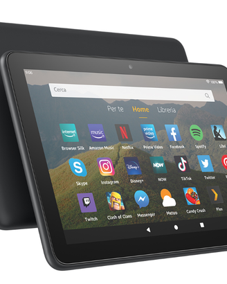 Amazon Tablet Fire HD 8" con custodia per bambini