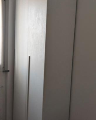 ARMADIO DUE ANTE BIANCO VENATO FRASSINO BIANCO