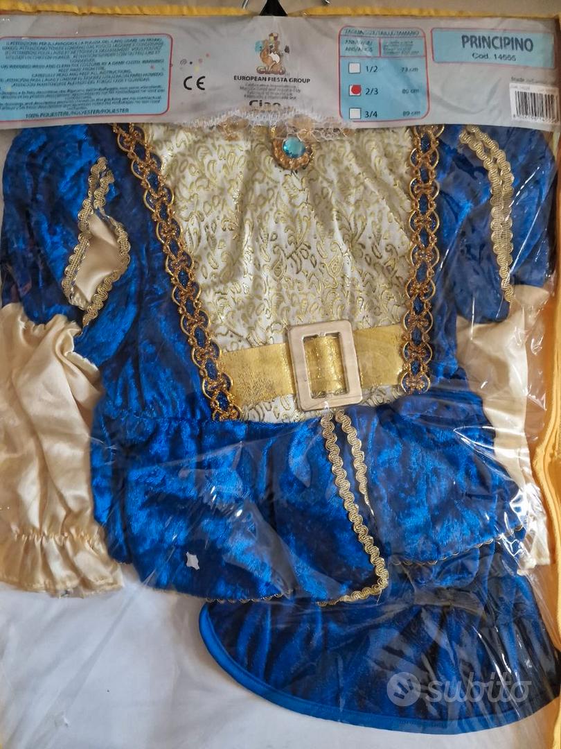 Vestito carnevale principe azzurro - Abbigliamento e Accessori In vendita a  Caserta