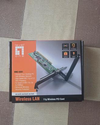 Scheda di rete wireless LAN PCI 