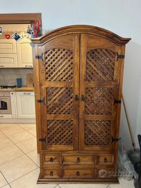 Credenza cantina dei vini legno