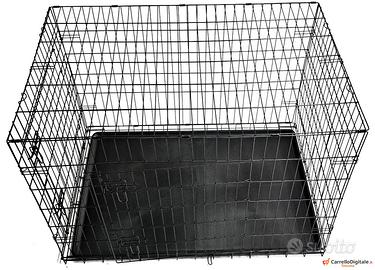 Gabbia per Cane kennel metallo 108 x 72 x H 77 cm