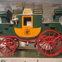 Modellino carrozza Brumm Mail coach 1784