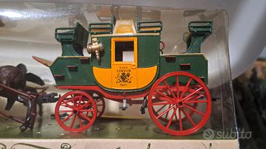 Modellino carrozza Brumm Mail coach 1784