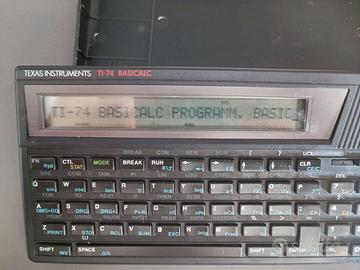 Texas InstrumentsTI-74 BASICALC calcolat. vintage