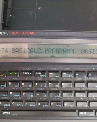 Texas InstrumentsTI-74 BASICALC calcolat. vintage