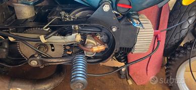 n.2 slitte con motore Piaggio Kick Starter 