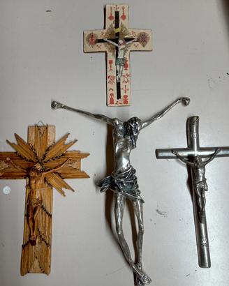 4 crocifissi d'epoca