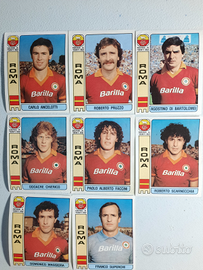 8 Figurine Calciatori Panini della Roma 1981/82